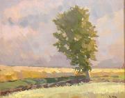konrad magi Landscape of Viljandi Spain oil painting artist